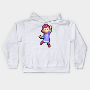 Kumatora Pixel Art Kids Hoodie